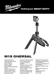 Milwaukee M18 Manual Original