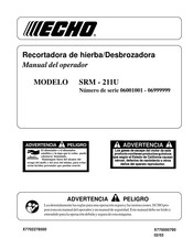 Echo SRM-211U Manual Del Operador