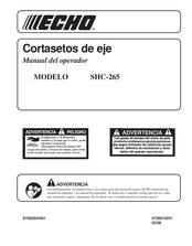 Echo SHC-265 Manual Del Operador