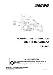 Echo CS-490 Manual Del Operador