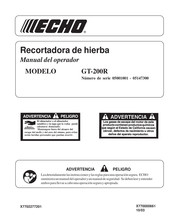 Echo GT-200R Manual Del Operador