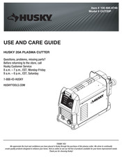 Husky CUT20P Guía De Uso Y Cuidado