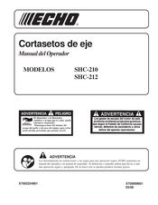 Echo SHC-210 Manual Del Operador