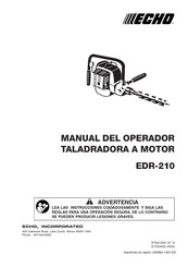 Echo EDR-210 Manual Del Operador