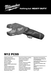 Milwaukee M12 PCSS Manual Original