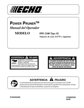 Echo POWER PRUNER PPF-2100 Manual Del Operador