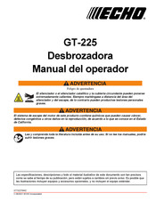 Echo GT-225 Manual Del Operador