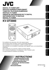 JVC KV-DT2000 Manual De Instrucciones