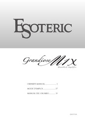 Esoteric Grandioso M1X Manual Del Usuario