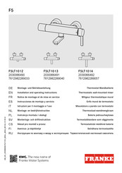 Franke 7612982289057 Instrucciones De Montaje Y Servicio