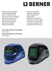 Berner Automatic helmet 9-13 Standard Instrucciones De Manejo