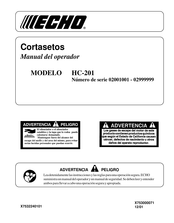 Echo HC-201 Manual Del Operador