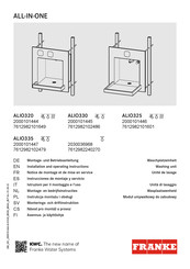 Franke 7612982102479 Instrucciones De Montaje Y Servicio