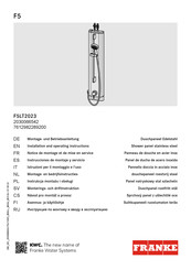 Franke F5LT2023 Instrucciones De Montaje Y Servicio