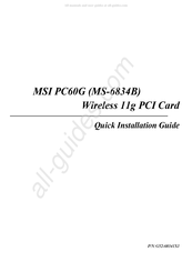 MSI PC60G Guía De Instalación Rápida