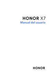 Honor X7 Manual Del Usuario