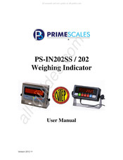 PrimeScales PS-IN202SS Manual Del Usuario