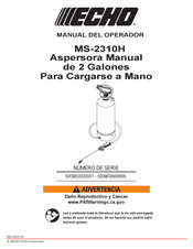 Echo MS-2310H Manual Del Operador