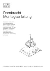 Dornbracht 35 042 970-90 0010 Instructions De Montage