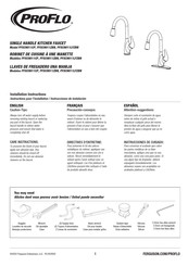 Proflo PFXC9011CP Instrucciones De Montaje