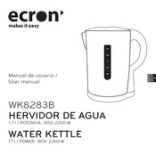 ECRON WK8283B Manual De Usuario