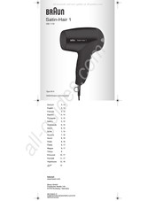 Braun Satin-Hair 1 HD 110 Manual De Instrucciones