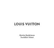 LOUIS VUITTON Montre Mysterieuse Tourbillon Volant Manual De Instrucciones