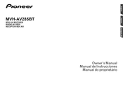 Pioneer MVH-AV285BT Manual De Instrucciones