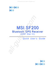 MSI SF200 Guia De Inicio Rapido