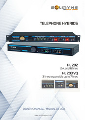 Solidyne HL202 Manual De Usuario