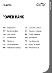 Deltaco PB-Q1000 Manual Del Usuario