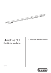 GEZE Slimdrive SLT Instrucciones De Montaje