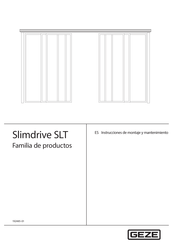 GEZE Slimdrive SLT Instrucciones De Montaje