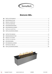 TermaTech Biotronic 990+ Manual De Usuario E Instrucciones De Montaje