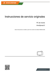 Amazone AmaSpread 2 Instrucciones De Servicio Originales