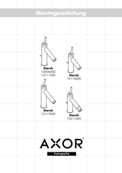 Hansgrohe AXOR Starck 10116000 Instrucciones De Montaje