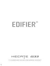 EDIFIER EDF700016 Manual Del Usuario