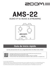 Zoom AMS-22 Guia De Inicio Rapido