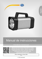 PCE Instruments PCE-DSX 20 Manual De Instrucciones