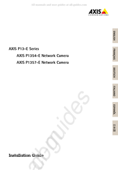 Axis Communications P1354-E Guia De Instalacion