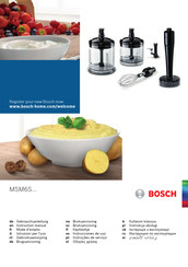 Bosch MSM6S50B Instrucciones De Uso