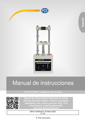 Pce Instruments PCE-MTS500 Manual De Instrucciones