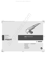 Bosch GPO 12 E PROFESSIONAL Manual Original