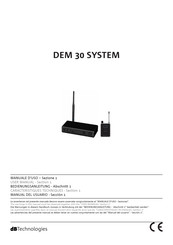 dB Technologies DEM 30 SYSTEM Manual Del Usuario