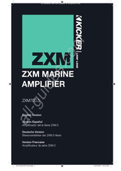 Kicker ZXM Serie Manual Del Propietário