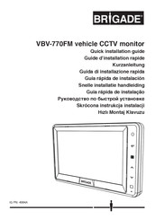 Brigade VBV-770FM Guía Rápida De Instalación