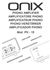 Onix PH-15 Guia Del Usuario