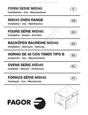 Fagor MIDI45 Serie Instalación, Uso, Mantenimiento
