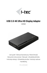 i-tec U3HDMI4K Manual De Instrucciones