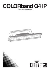 Chauvet DJ COLORband Q4 IP Guía De Referencia Rápida